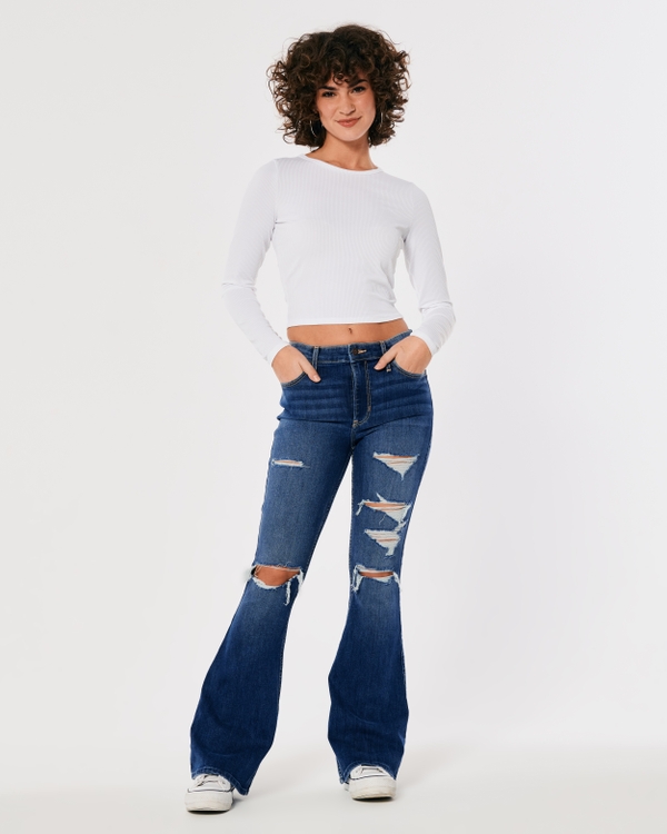 Flare Jeans For Women's High Waisted Flare Jeans Hollister Co.