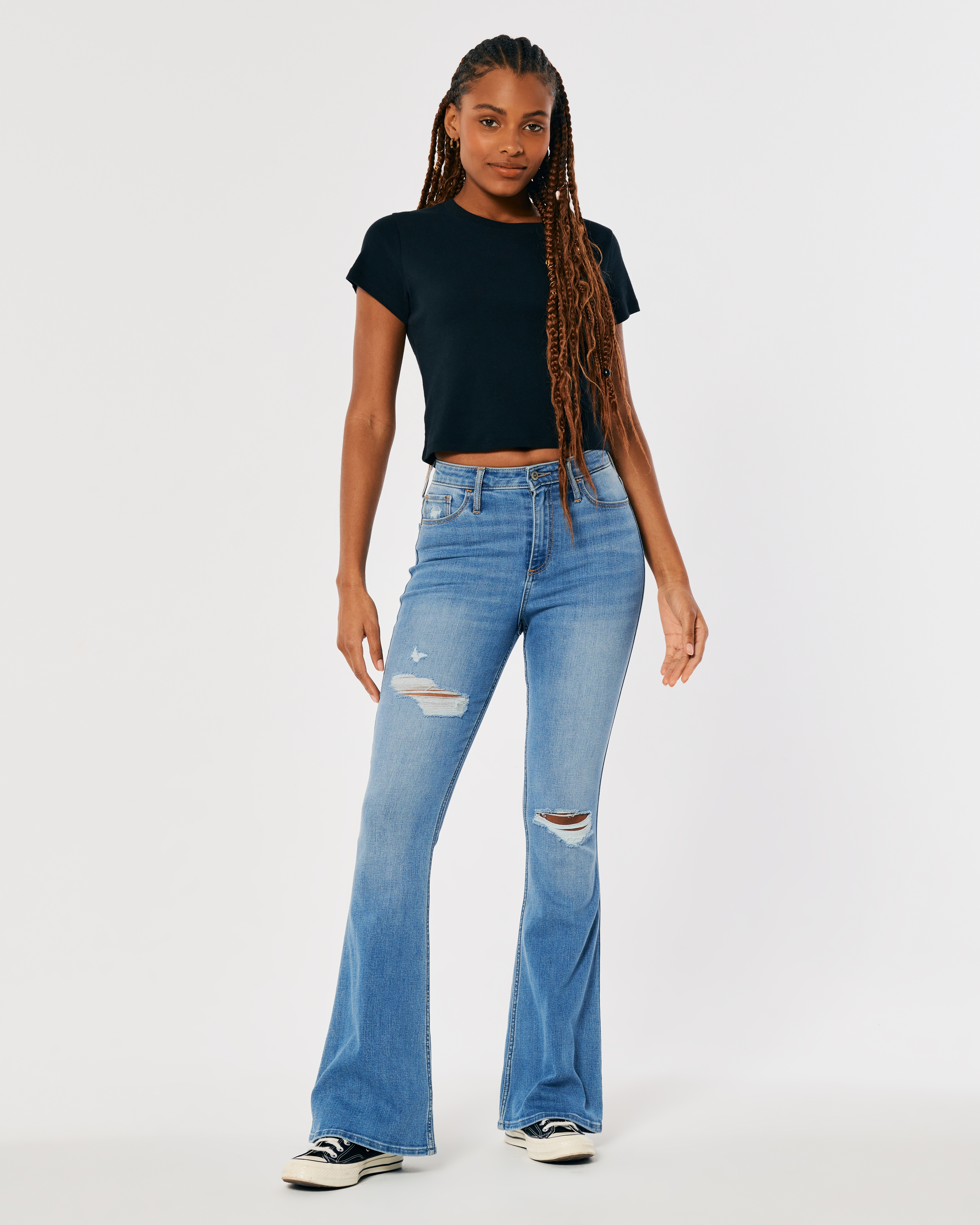 hollister flare jeans