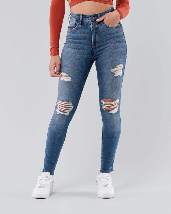 Women's Curvy Jeans High Rise, Skinny & Straight Hollister Co.