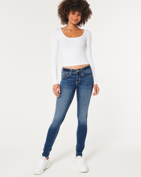 Low rise super skinny hot sale jeans