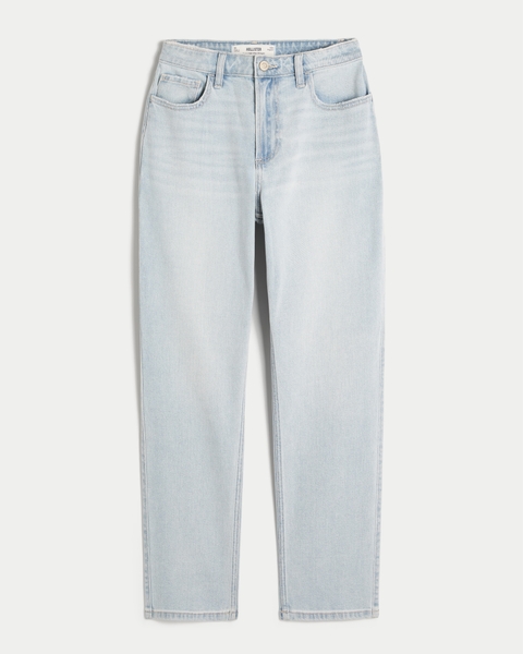 Женские джинсы Hollister Curvy High-Rise Washed Black Straight Jeans