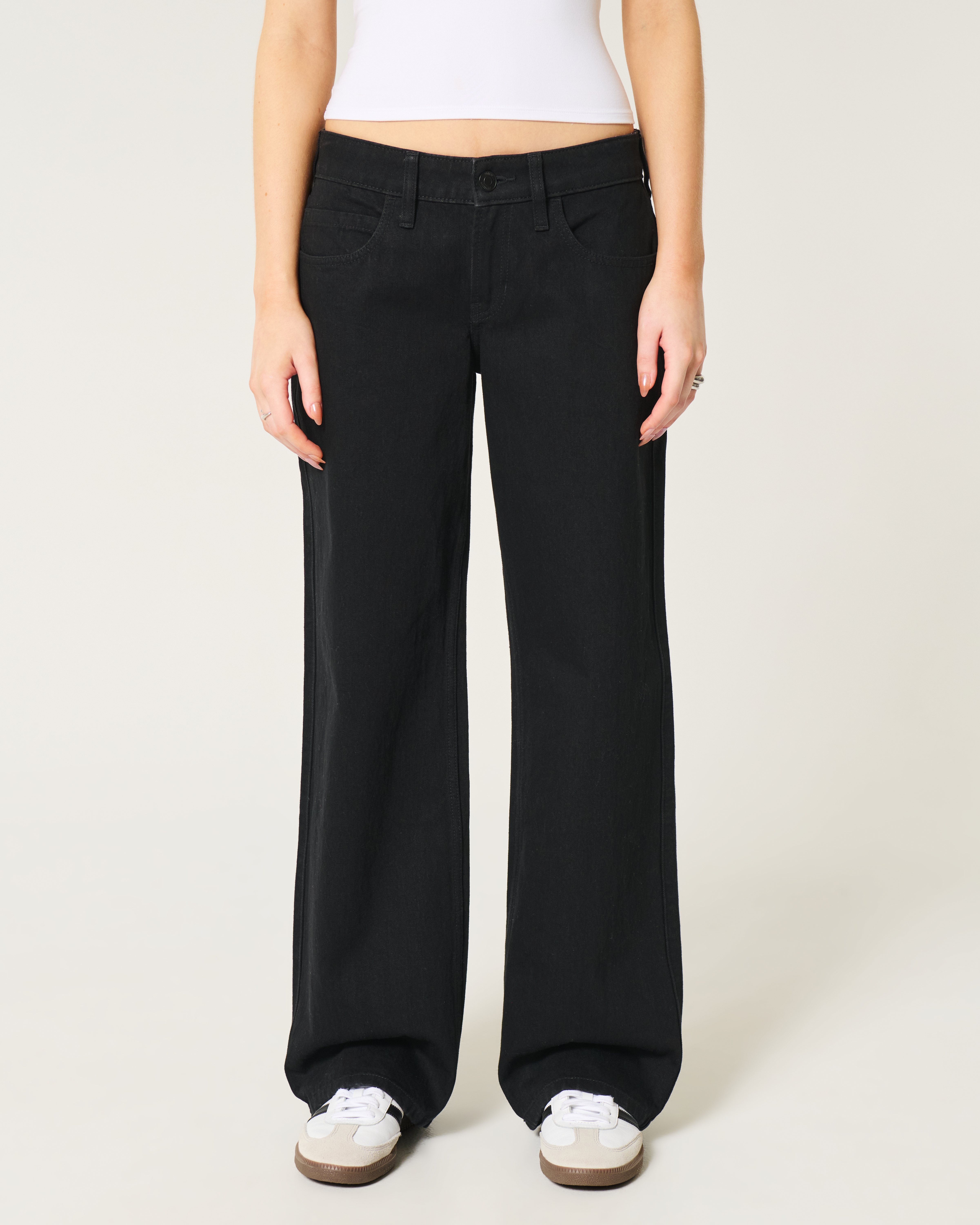 Женские джинсы Hollister Low-Rise Camo Baggy Jeans — фото 3