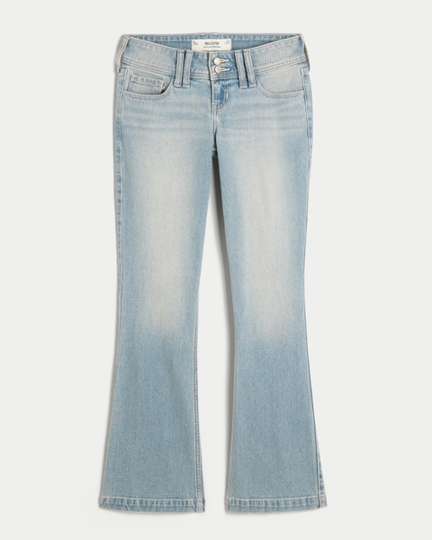 Женские джинсы Hollister Ultra Low-Rise Bootcut Jeans