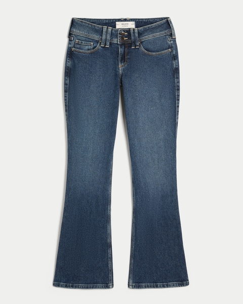 Женские джинсы Hollister Low-Rise Light Wash Bootcut Jeans