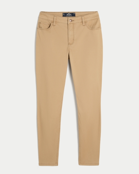 Женские джинсы Hollister High-Rise Khaki Super Skinny Jeans