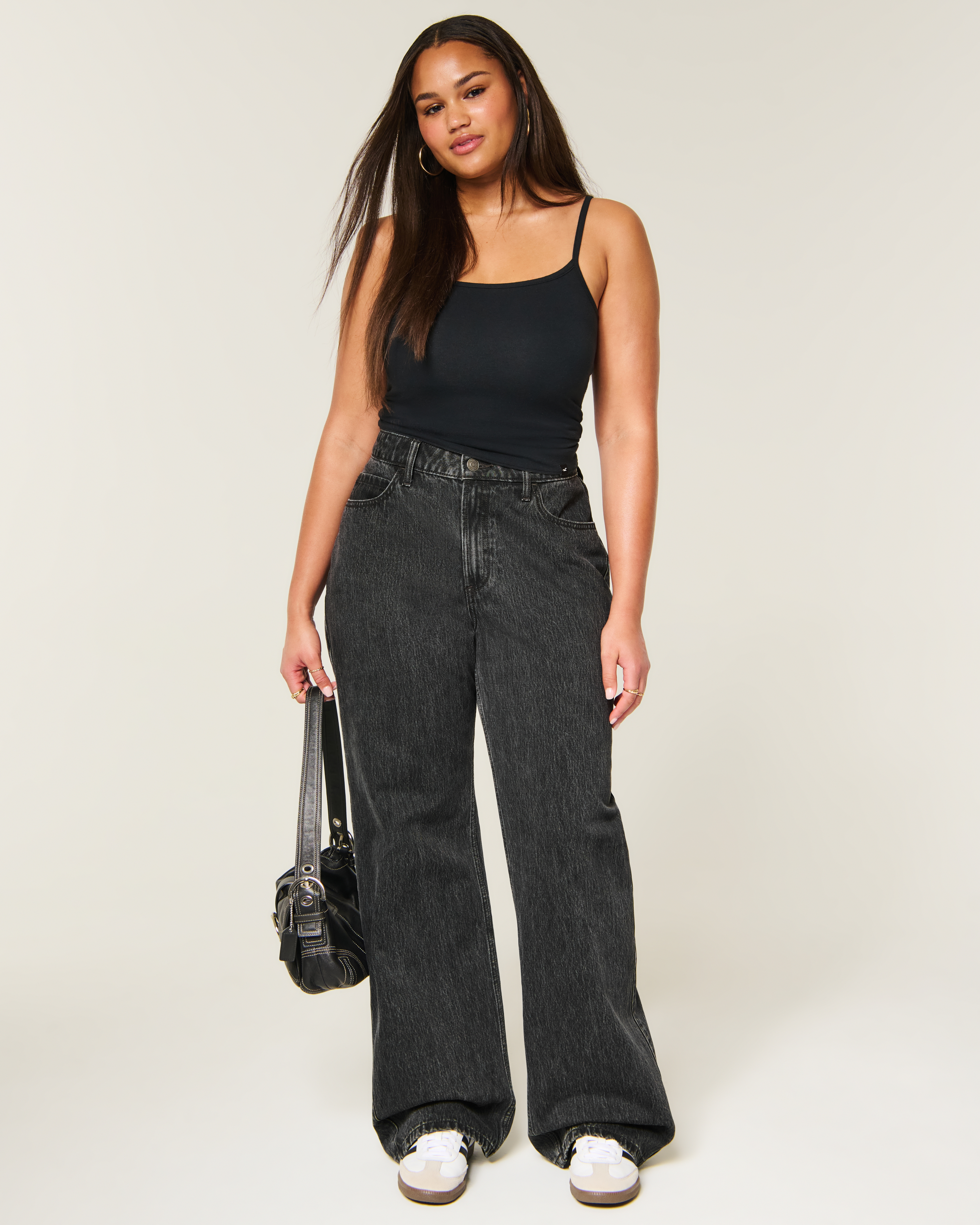 Женские джинсы Hollister Curvy High-Rise Baggy Jeans — фото 2