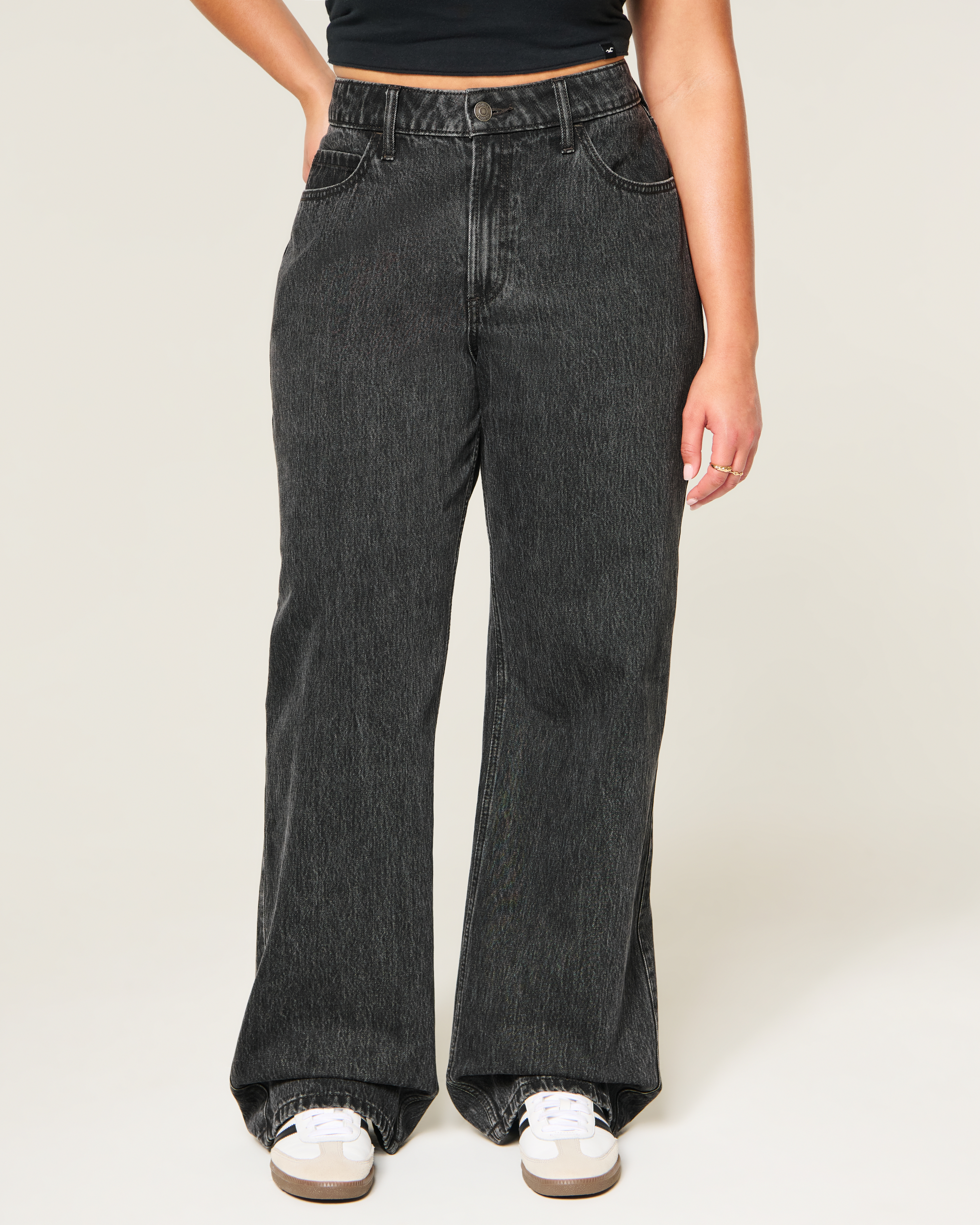 Женские джинсы Hollister Curvy High-Rise Baggy Jeans — фото 3