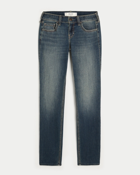 Женские джинсы Hollister Low-Rise Skinny Jeans