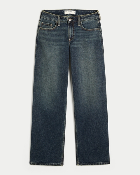Женские джинсы Hollister Low-Rise Dad Jeans