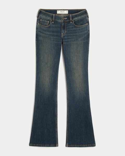 Женские джинсы Hollister Low-Rise Stretch Bootcut Jeans