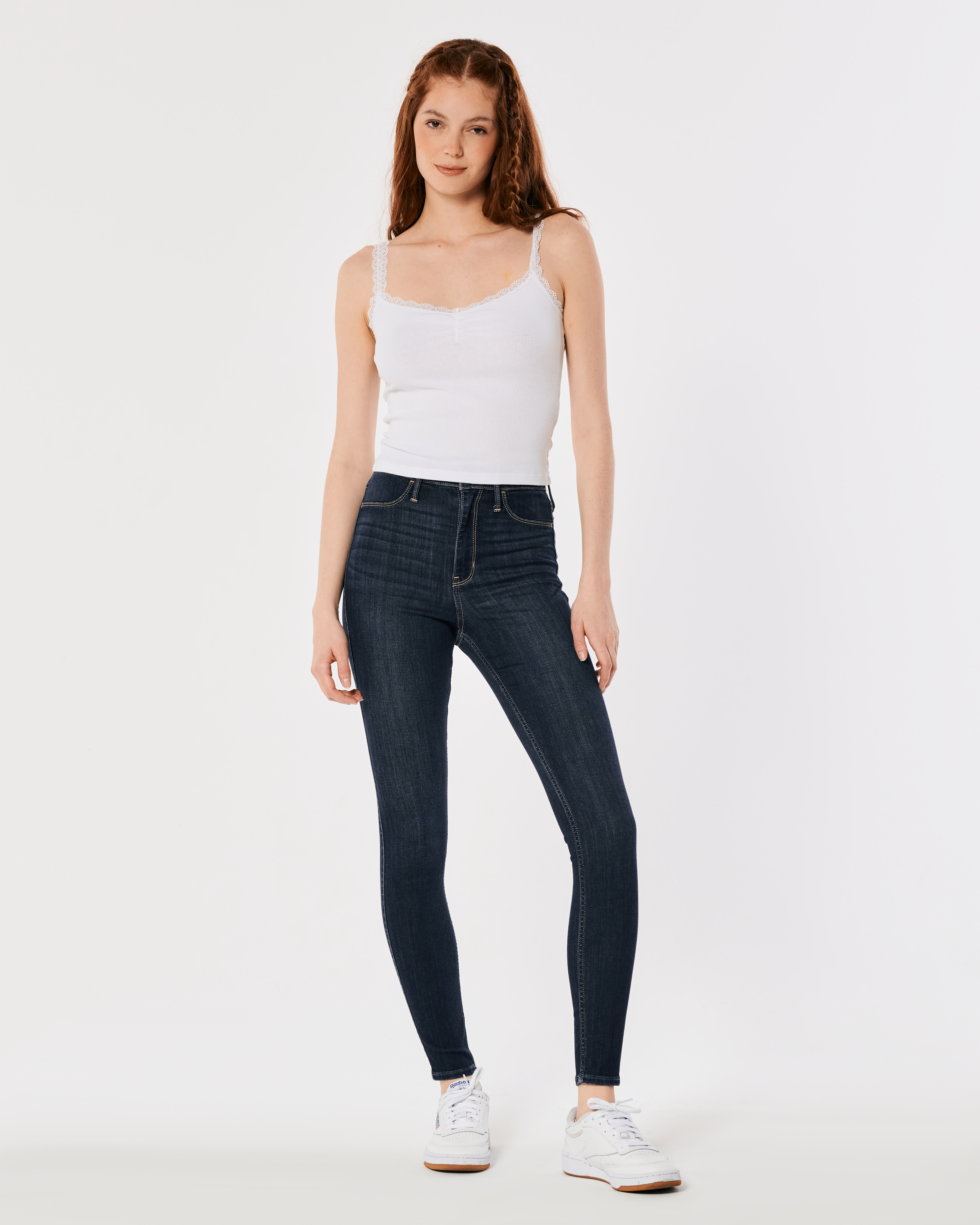 hollister jeggings high waisted