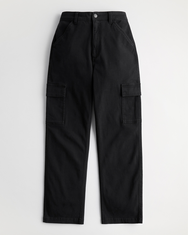 hollister high rise dad joggers