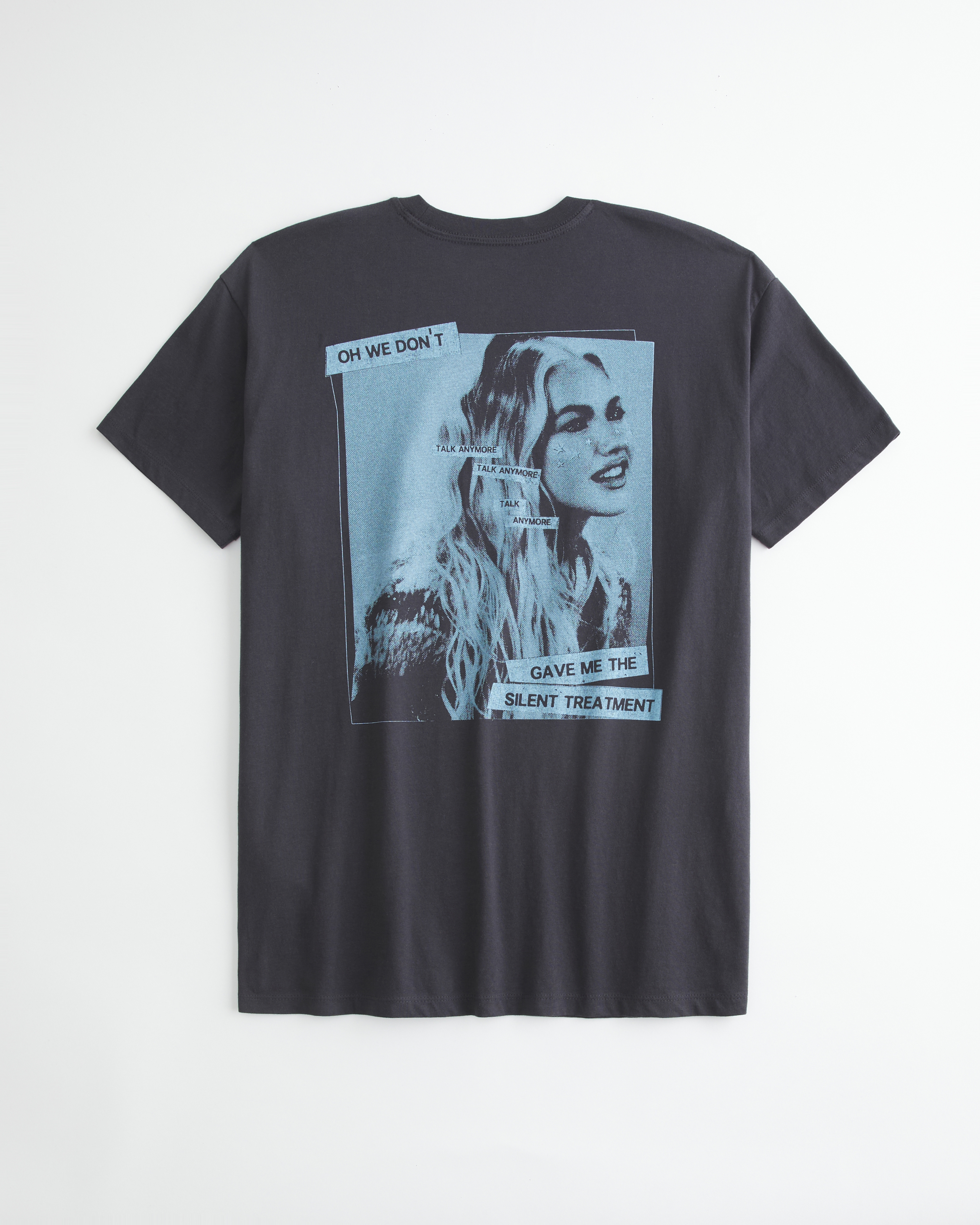 Женские футболки Hollister Oversized Freya Skye Silent Treatment Graphic Tee — фото 2