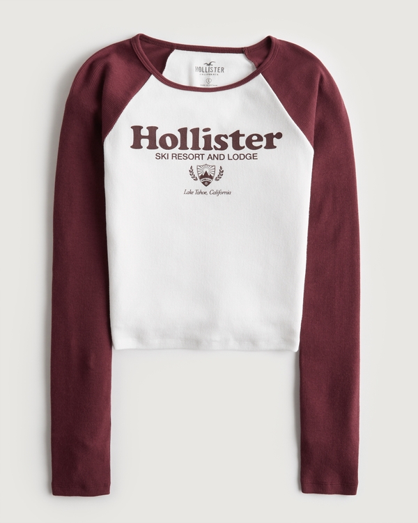 Women's Graphic Tees Crop Top, Oversize & Long Sleeve Hollister Co.