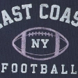Oversized Off-the-Shoulder Varsity San Diego Graphic Tee