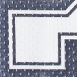 white- navy blue