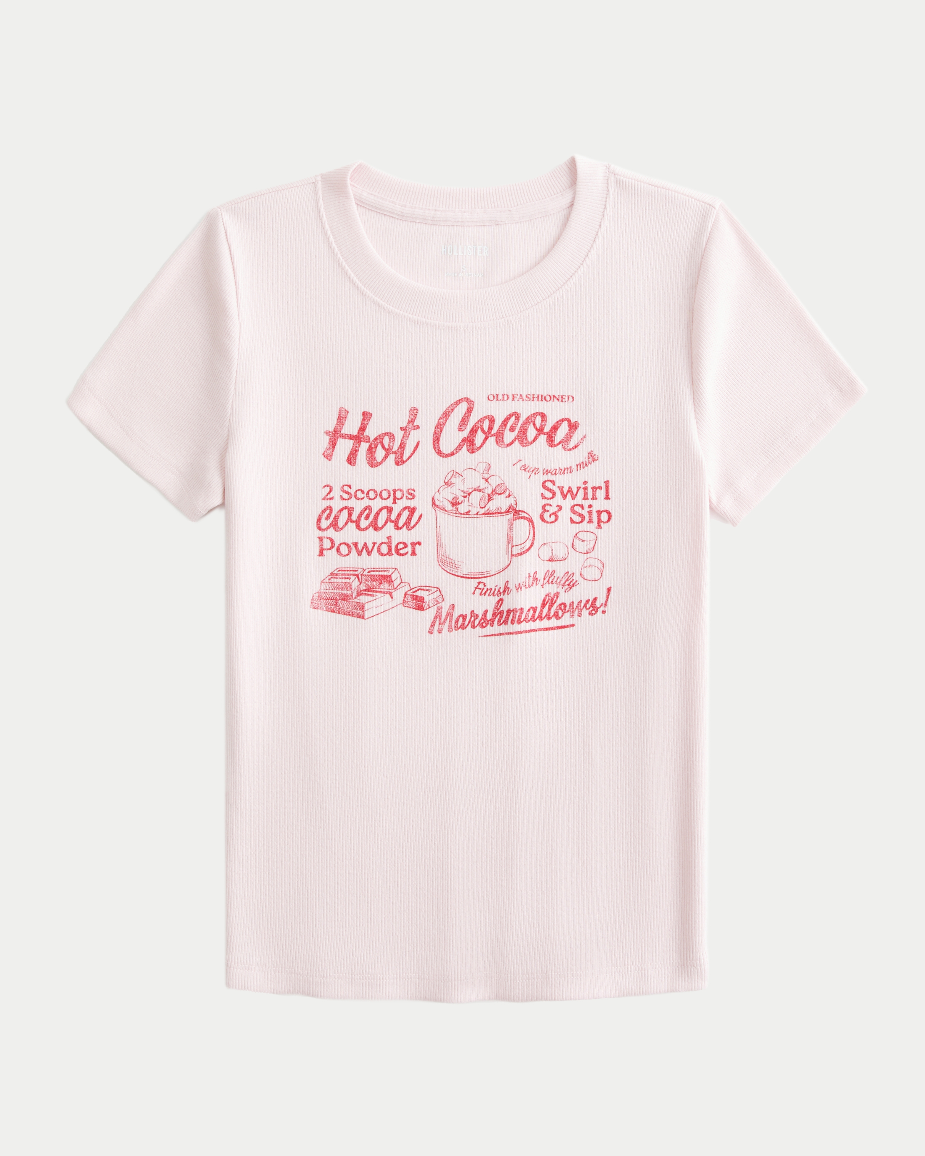Женские футболки Hollister Naughty But Nice Graphic Baby Tee