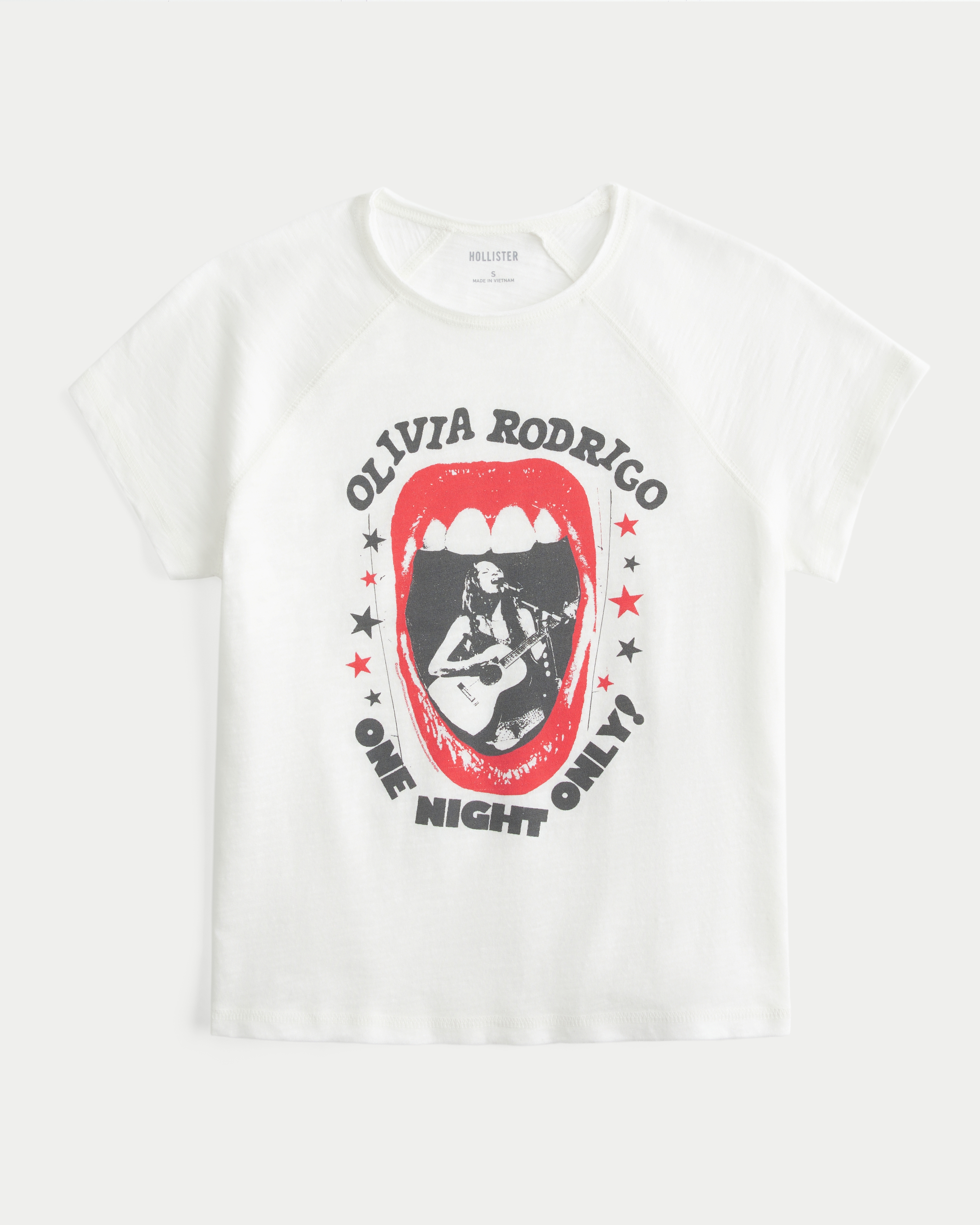 Женские футболки Hollister Olivia Rodrigo Graphic Slub Baby Tee