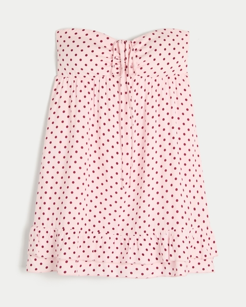 Женские платья Hollister Strapless Ruffle Mini Dress