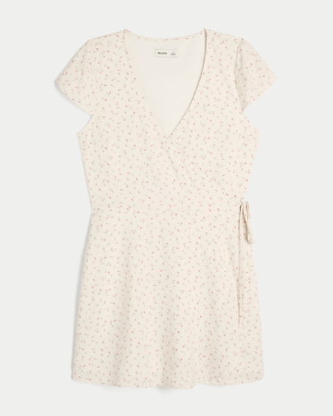 Женские платья Hollister Short-Sleeve Wrap Mini Dress