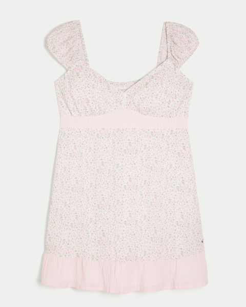 Женские платья Hollister Cap Sleeve Babydoll Mini Dress