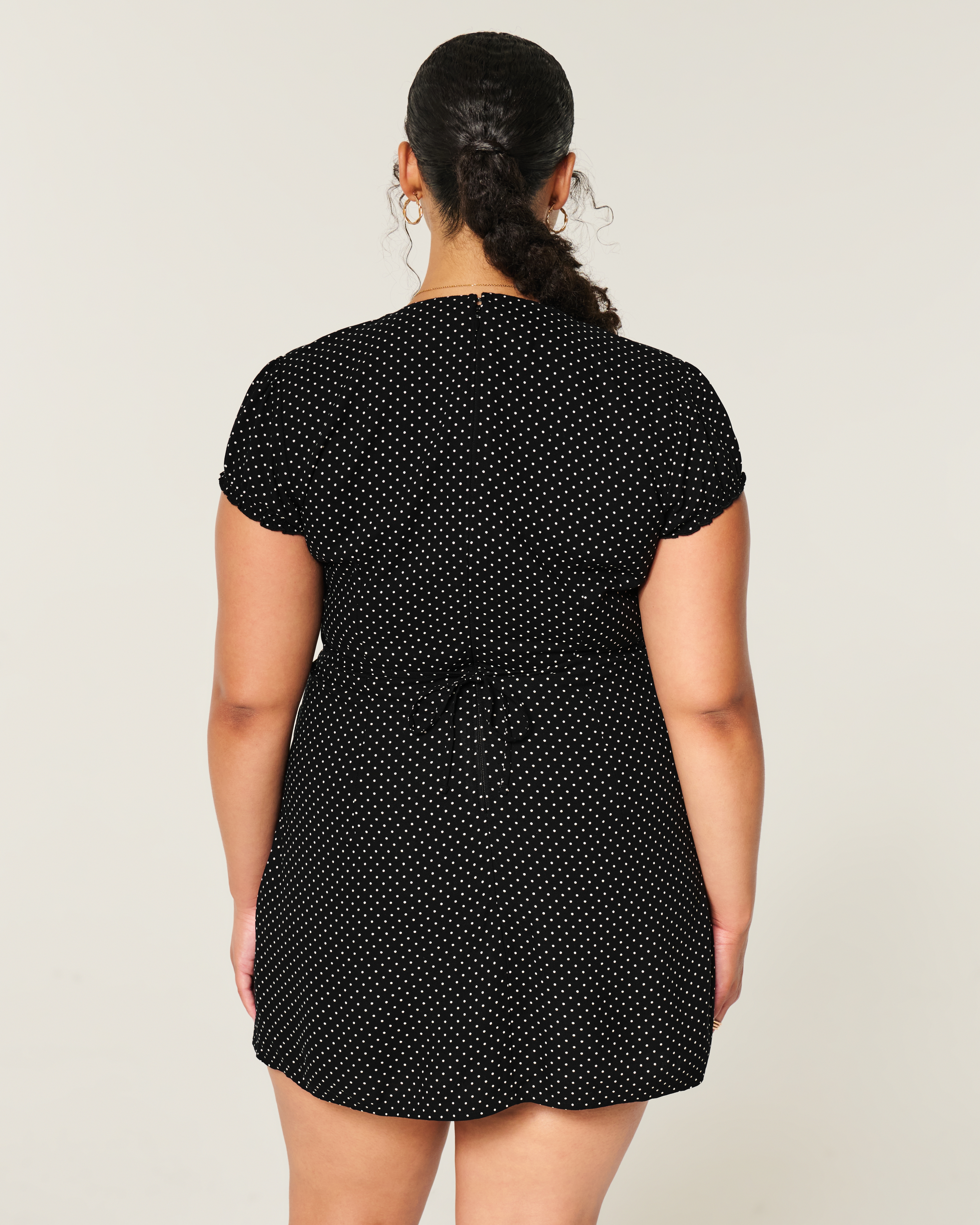 Женские платья Hollister Button Front Mini Dress — фото 3