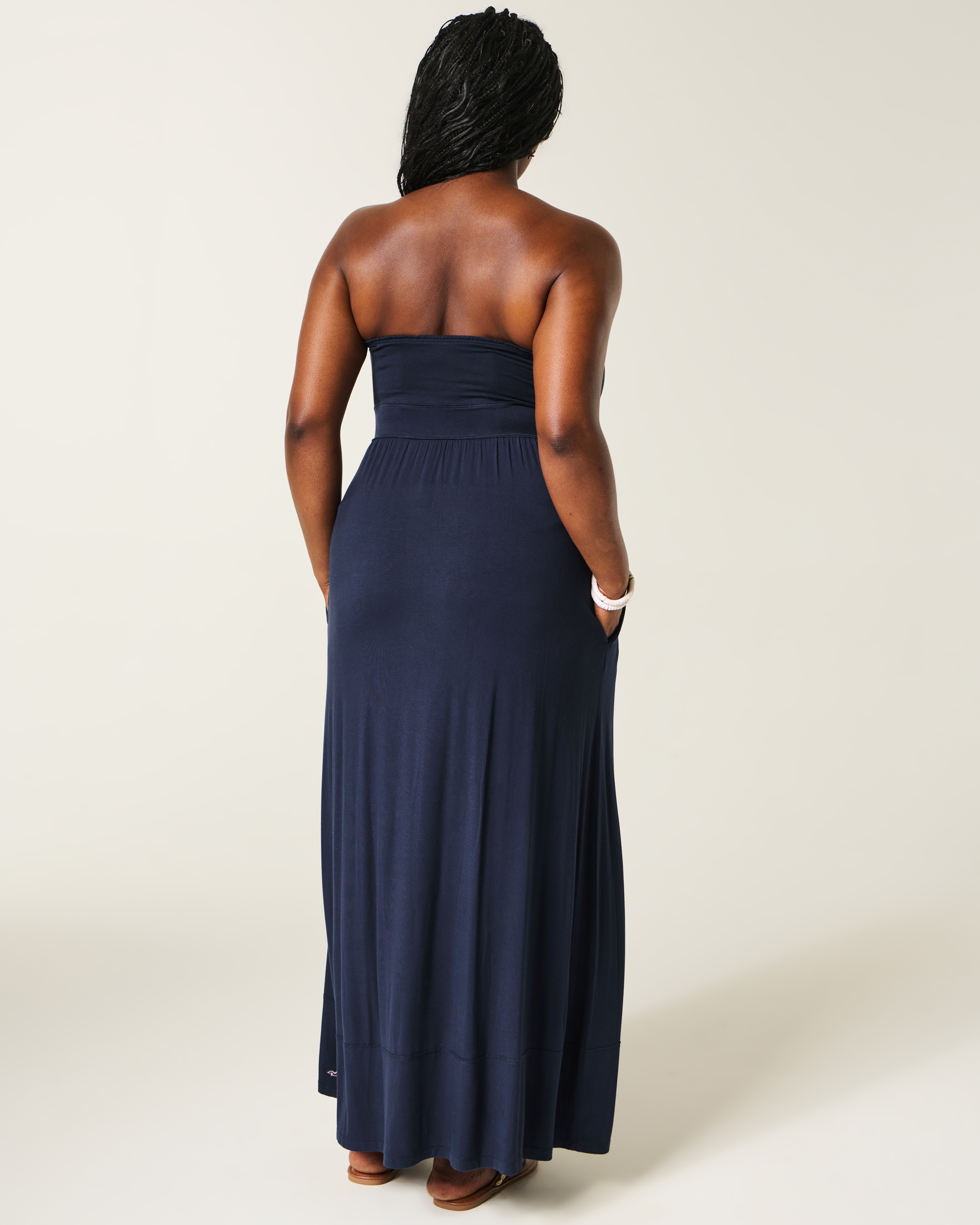 Женские платья Hollister Strapless Knit Maxi Dress — фото 3