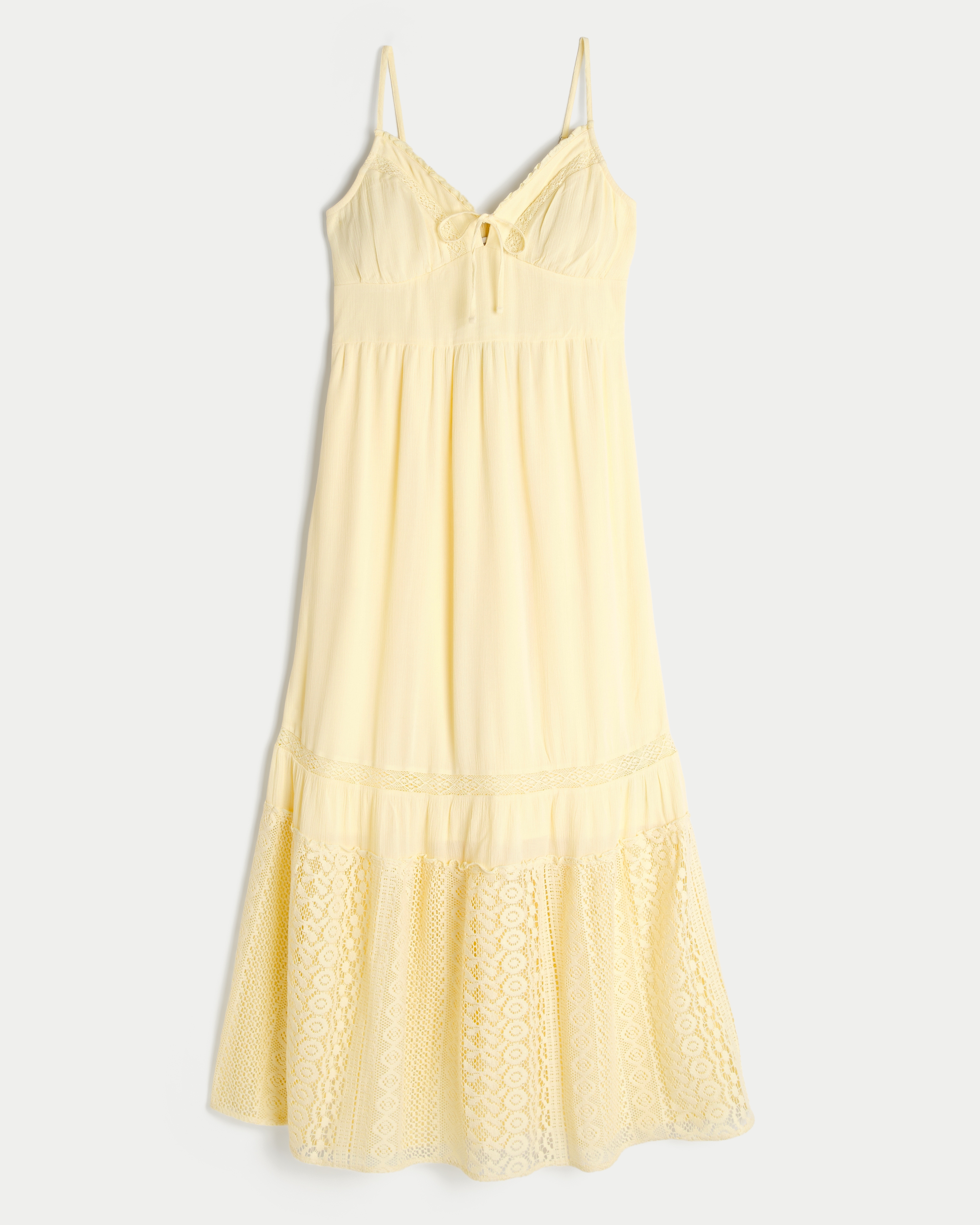 Женские платья Hollister Lace Inset Maxi Dress