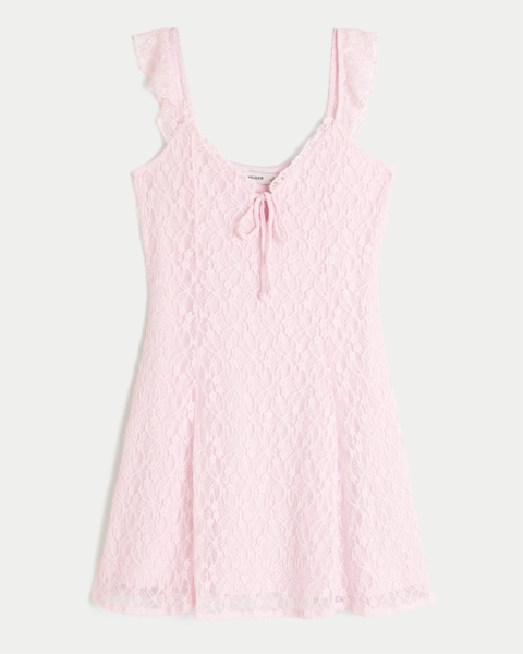 Женские платья Hollister All-Over Lace Mini Dress