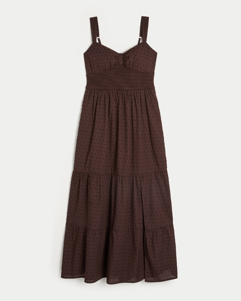 Женские платья Hollister Cinch Front Smocked Waist Maxi Dress