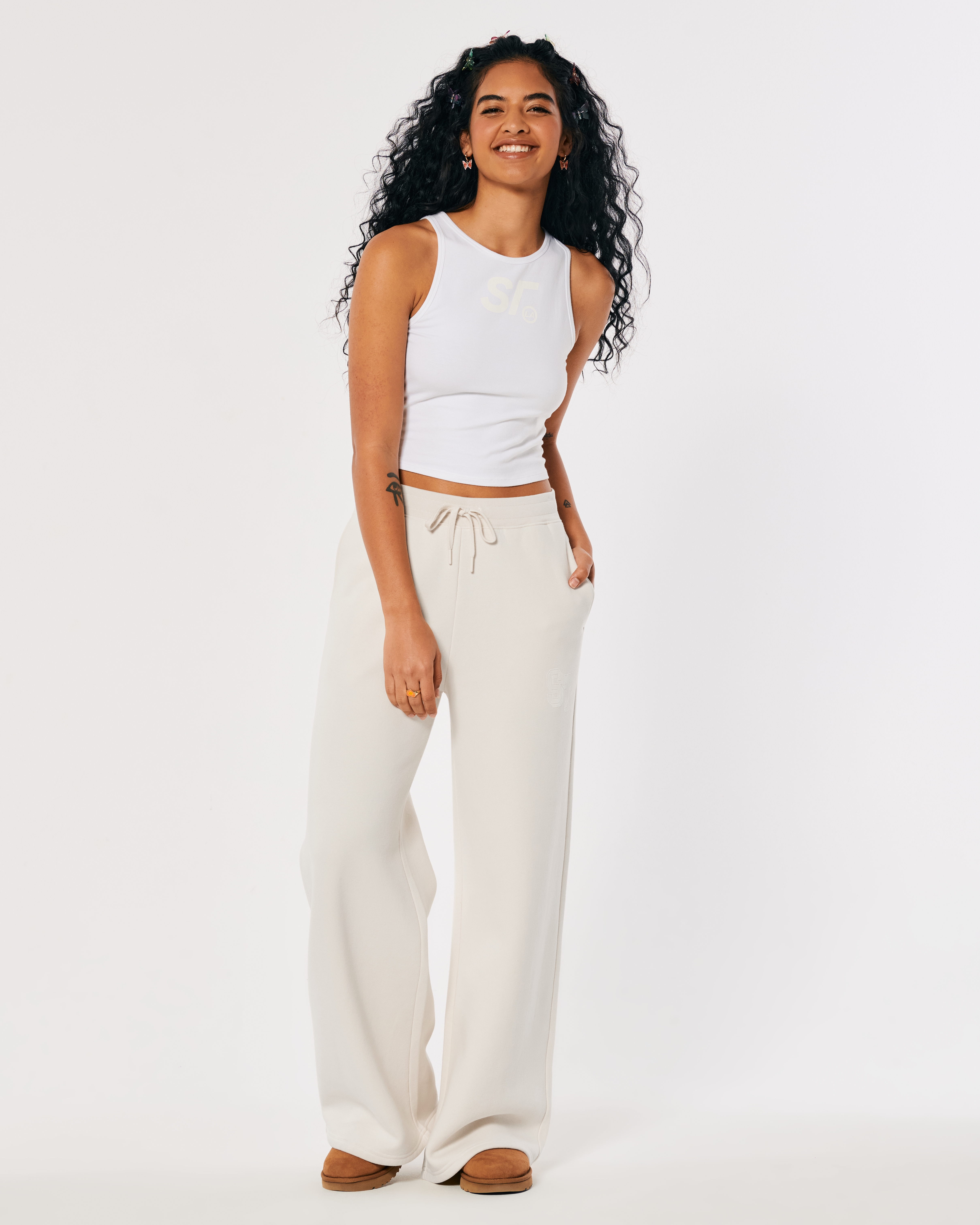hollister womens joggers