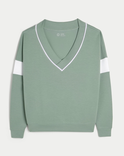 Hollister Gilly Hicks Active Cooldown Off-the-Shoulder Top