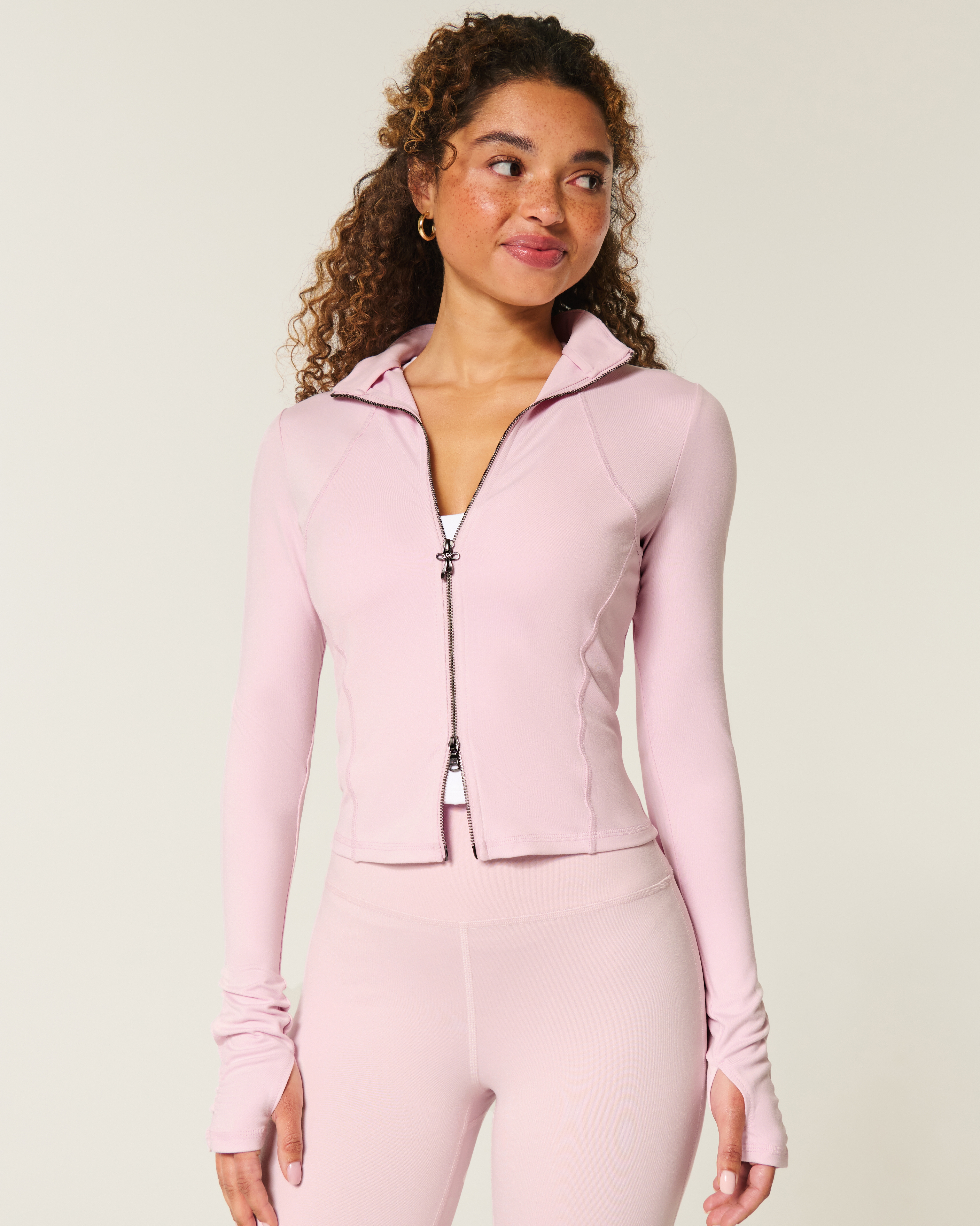 Женская куртка Hollister Gilly Hicks Active Recharge Bow на двух молниях — фото 2