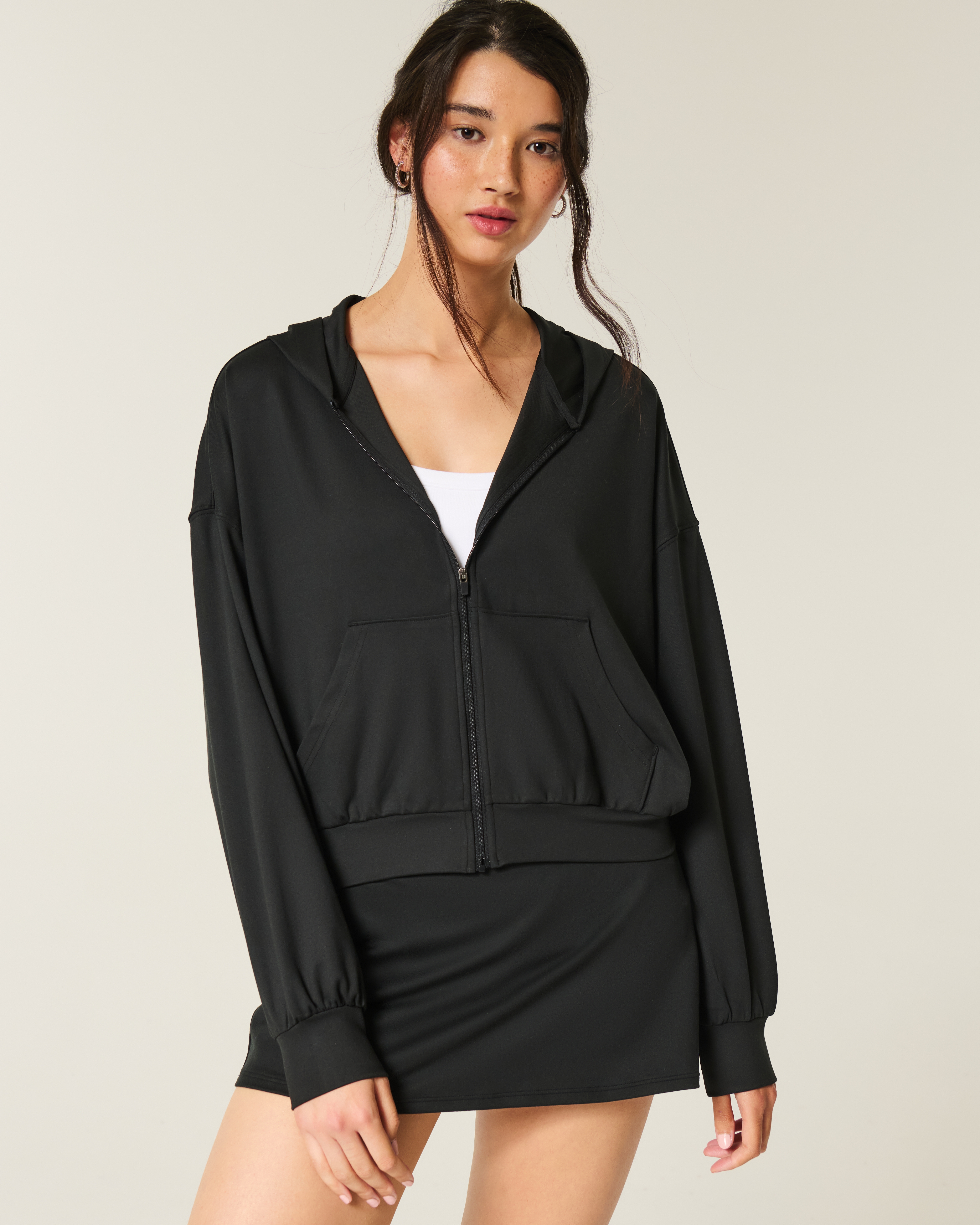 Женское худи Hollister Gilly Hicks Active Recharge на молнии — фото 2