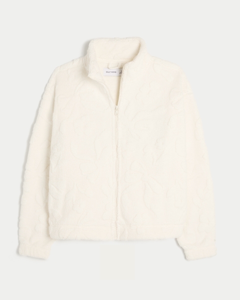 Женские худи Hollister Gilly Hicks Sherpa Zip-Up Sweatshirt