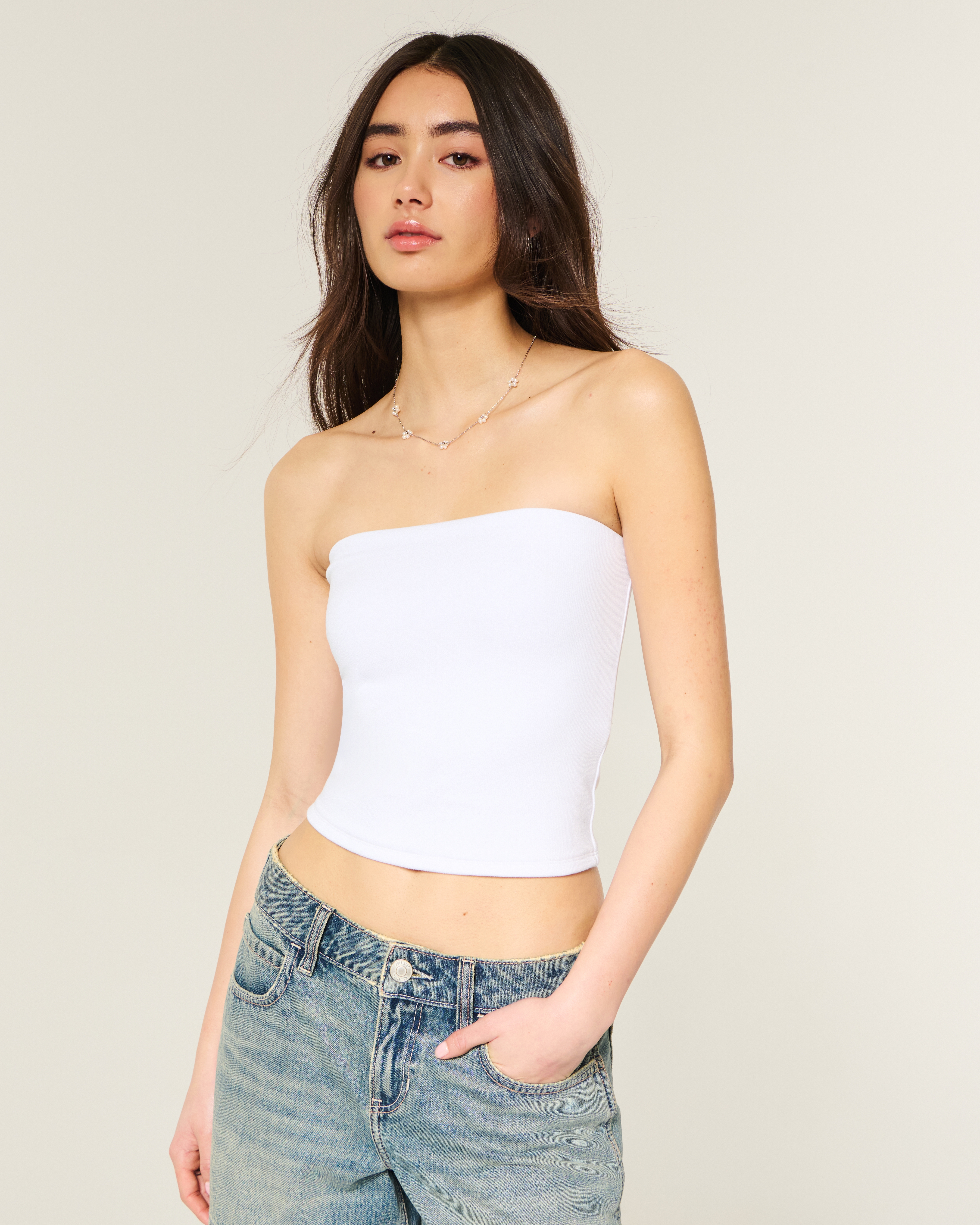 Женские топы Hollister Must-Have Basics Tube Top — фото 2