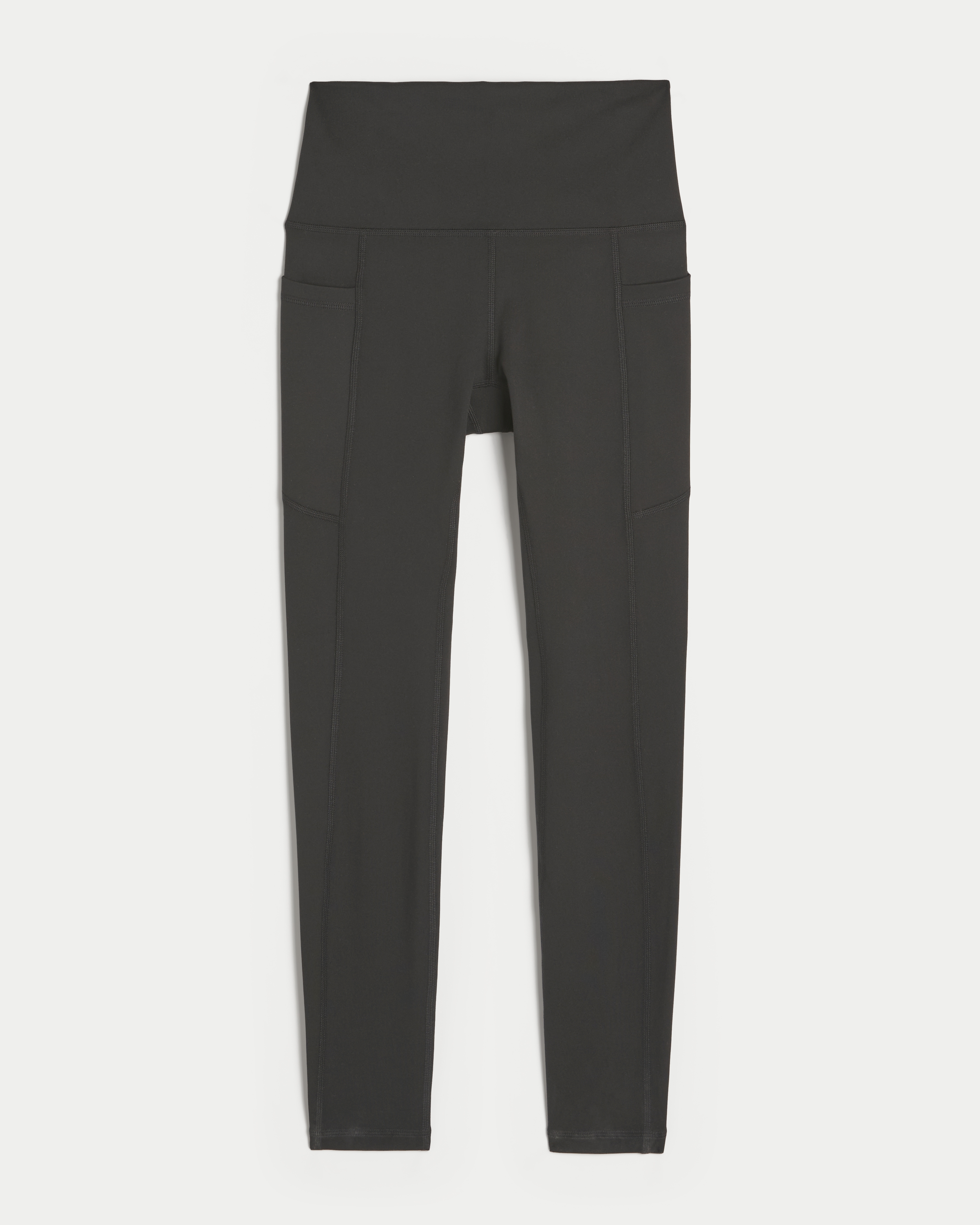 Женские леггинсы Hollister Gilly Hicks Active Recharge Pocket, цвет: Чёрный — фото 1