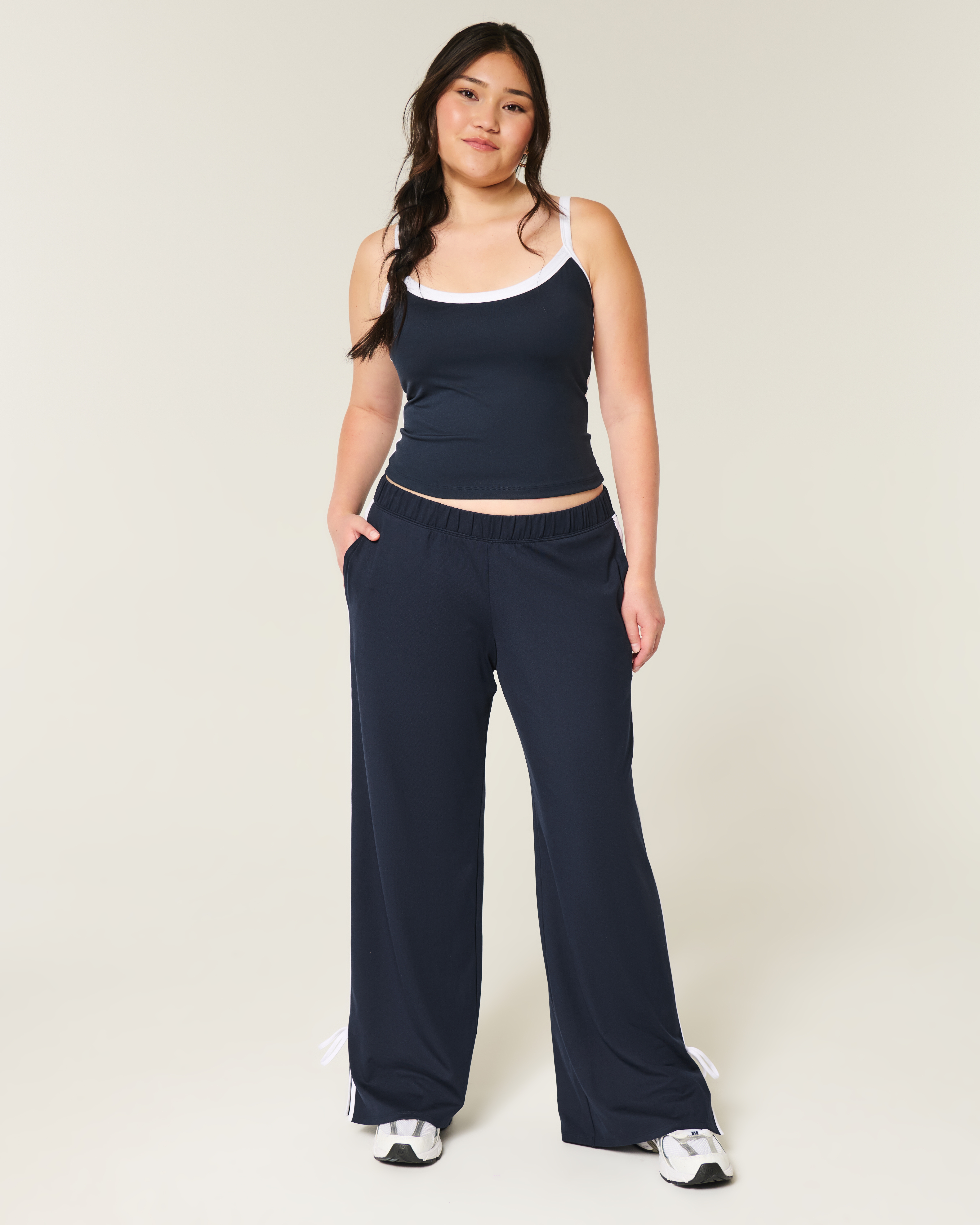 Женские спортивные брюки Hollister Gilly Hicks Active Side Bow свободного кроя — фото 3