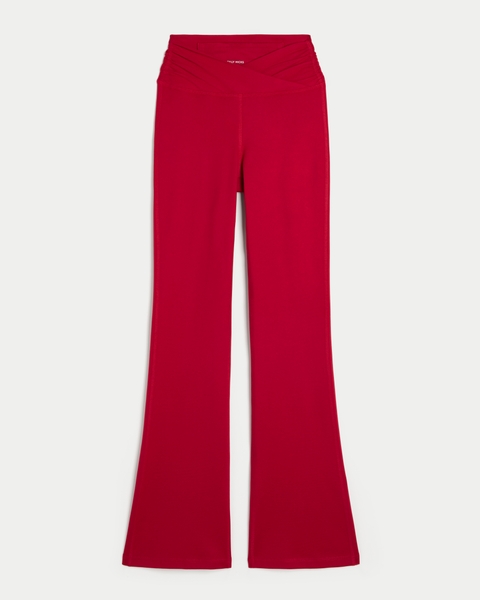 Hollister Gilly Hicks Active Recharge Wrap Waist Bootcut Leggings