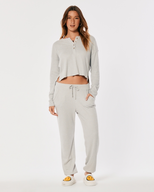 gilly hicks waffle joggers