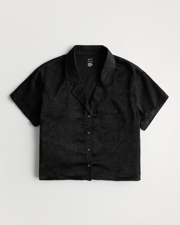 Regular Fit Short Sleeve Shirt - Hollyhooks