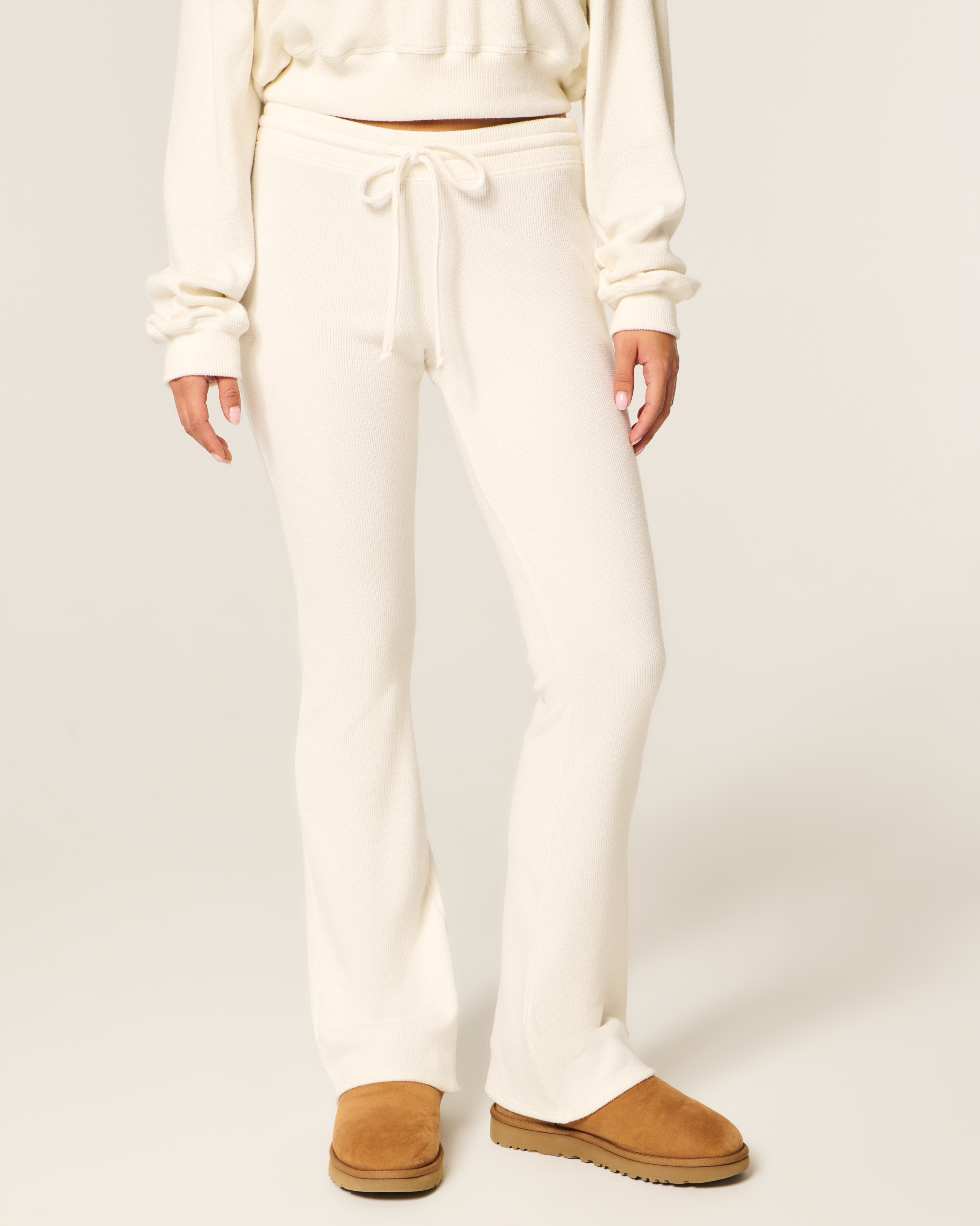 Женские брюки Hollister Gilly Hicks Always Cozy Waffle Bootcut Pants — фото 3