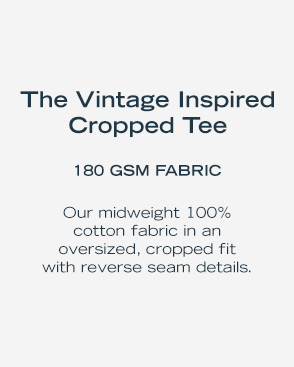 The Vintage Inspired Cropped Tee